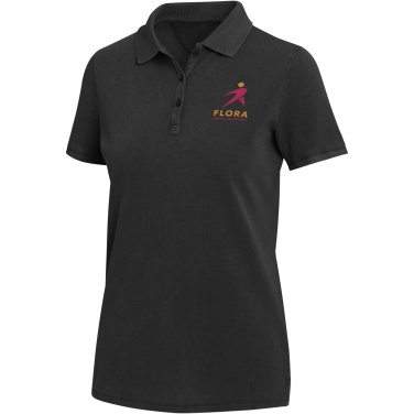 Logotrade firminės dovanos nuotrauka: Kalgario 200 g/m2 skalbti moteriški polo marškinėliai