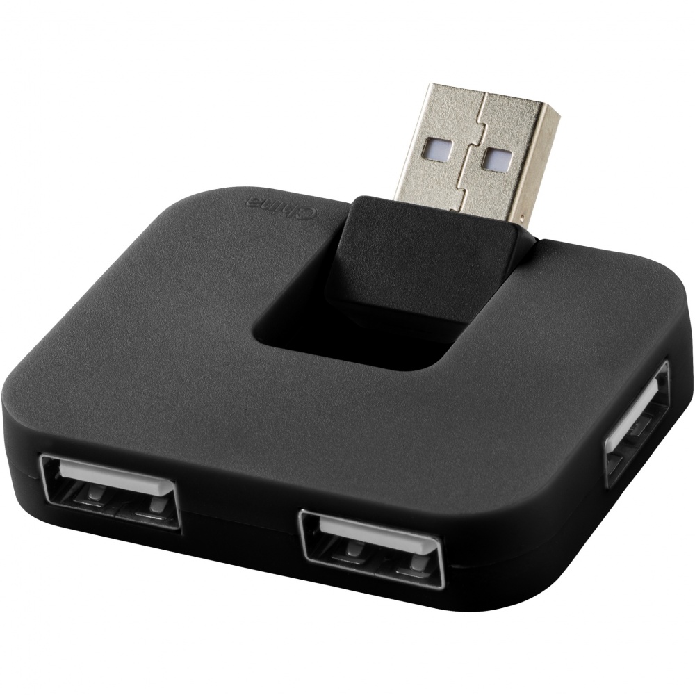 Logotrade Ideja dāvanas foto: Gaia 4 portu USB centrmezgls