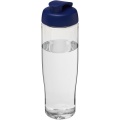 H2O Active® Tempo 700 ml sporta pudele ar pārslēdzamu vāku, Caurspīdīgs / zils