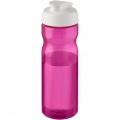 H2O Active® Base 650 ml sporta pudele ar pārslēdzamu vāku, Magenta / Balta