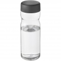 H2O Active® Base Tritan™ 650 ml ūdens pudele ar skrūvējamu vāciņu, Caurspīdīgs caurspīdīgs / pelēks