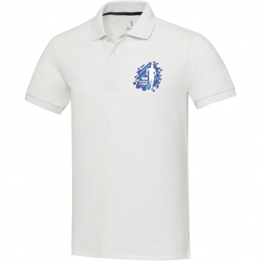 Logotrade korporatīvās dāvanas foto: Smaragda unisex Aware™ polo ar īsām piedurknēm