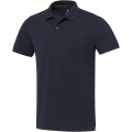 Smaragda unisex Aware™ polo ar īsām piedurknēm, Navy