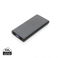 Alumīnija 18W 10 000 mAh PD Powerbank, melns