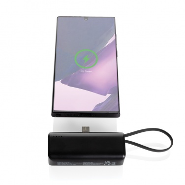 Logotrade biznesa dāvanas foto: Powerlink RCS rplastic 3000 mah powerbank USB C savienotājs