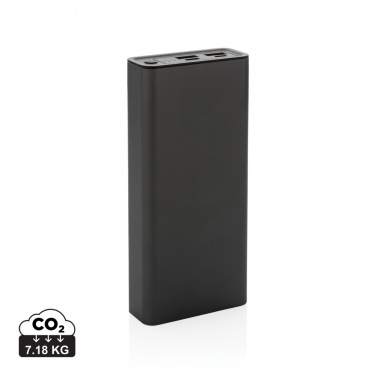 Logotrade dāvanas foto: Terra RCS pārstrādāta 20 W alumīnija jauda 20 000 mAh