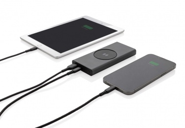 : Terra RCS pārstrādāta 18W alumīnija 10000 powerbank 10W