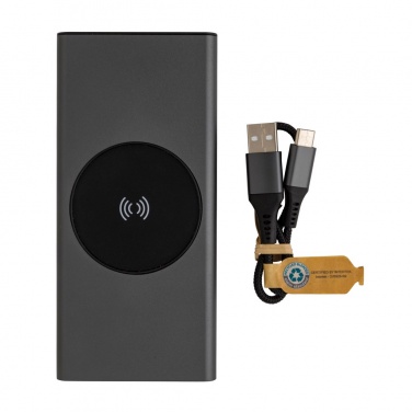 : Terra RCS pārstrādāta 18W alumīnija 10000 powerbank 10W