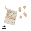 VINGA Tic-tac-toe mini spēle, brūns