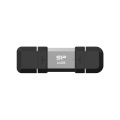 Pendrive Silicon Power Mobile — C51 3.2, 64GB, melns