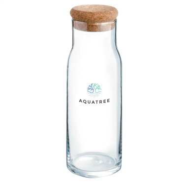 Logotrade korporatīvās dāvanas foto: Algarve Carafe 1 L ar korķa vāciņu