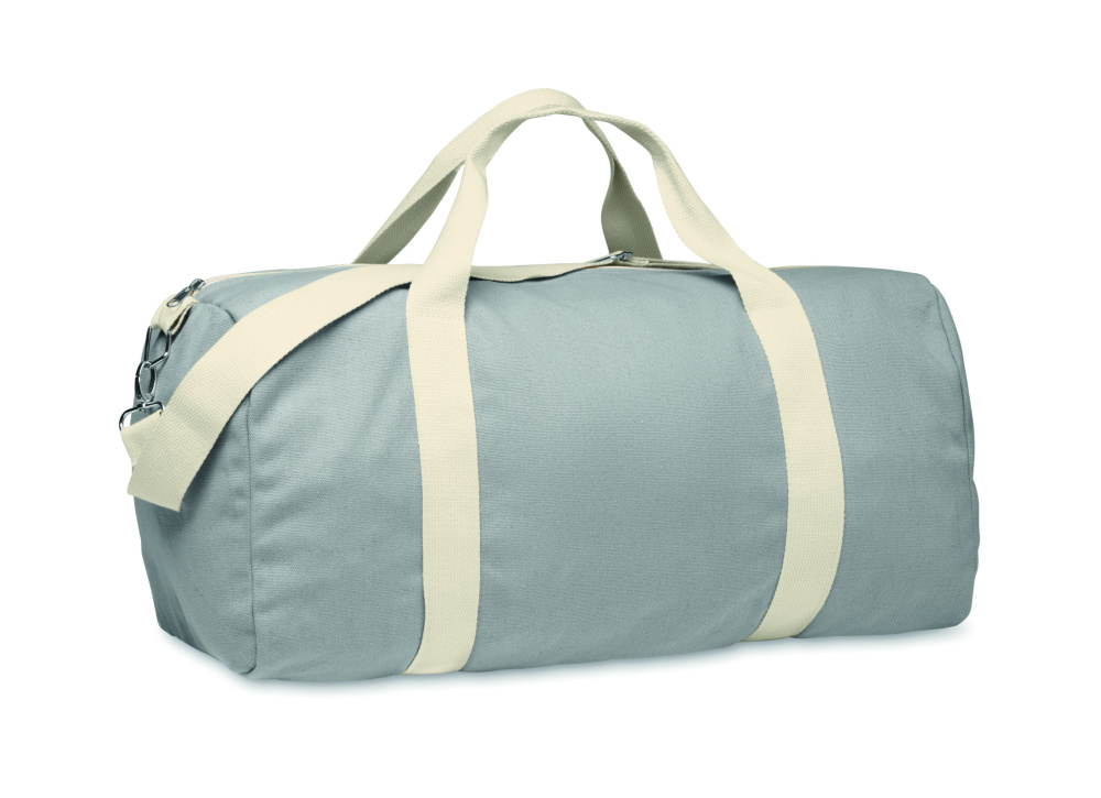 Logotrade biznesa dāvanas foto: Pārstrādāts duffle soma 320 gr/m²