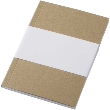 Logotrade Ideja dāvanas foto: Novella Austen A6 pārstrādāta mīksto vāku kraft piezīmju grāmatiņa - 50 loksnes