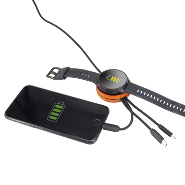 Logotrade korporatīvās dāvanas foto: Liels kabelis 4in1 ar izgaismotu logotipu - i5w