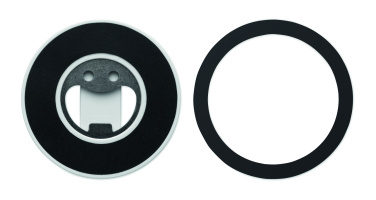 Logotrade korporatīvās dāvanas foto: Telefona turētājs un pudeļu attaisāmais