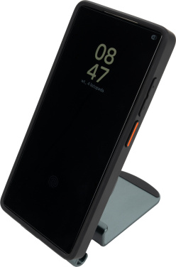 Logotrade Ideja dāvanas foto: Tālruņa turētājs ar bezvadu lādētāju