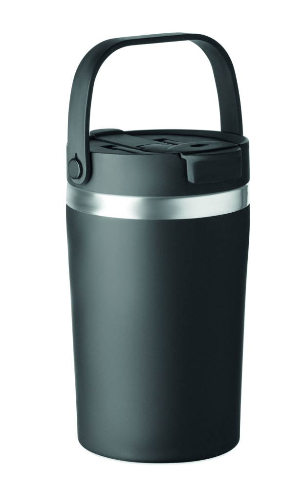 Logotrade biznesa dāvanas foto: Dubultsienu glāze 350 ml