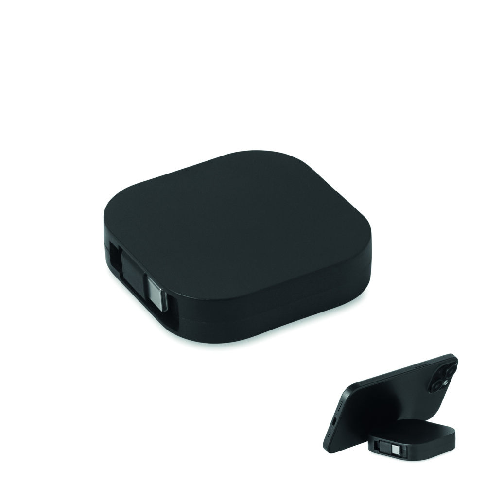 Logotrade biznesa dāvanas foto: 100 W ievelkams uzlādes kabelis