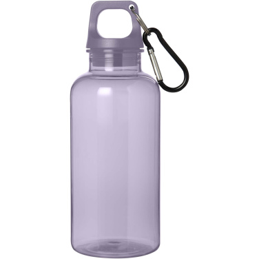 Logotrade Ideja dāvanas foto: Oregon 400 ml RCS sertificēta pārstrādāta plastmasas ūdens pudele ar karabīni