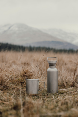 Logotrade Ideja dāvanas foto: Nordic Drift Trail īpaši vieglā titāna ūdens pudele 600 ml