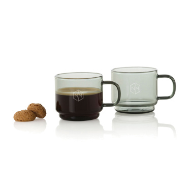 Logotrade biznesa dāvanas foto: AdHoc Impact espresso krūzītes 70 ml, 2 gab. komplekts