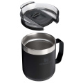 Stanley Everyday 350 ml nerūsējošā tērauda kempinga krūze, Melns