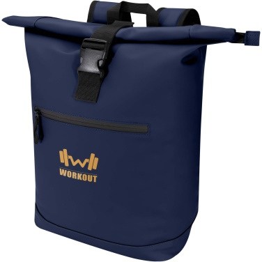 Logotrade Ideja dāvanas foto: Resi Plus 15" GRS pārstrādāta mugursoma ar sarullējamu augšdaļu 18L