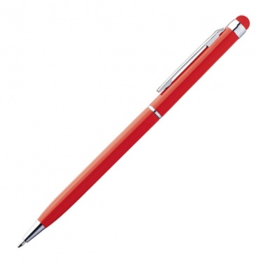 Лого трейд pекламные cувениры фото: Ручка шариковая с сенсорным стилусом "Новый Орлеан" цвет красный