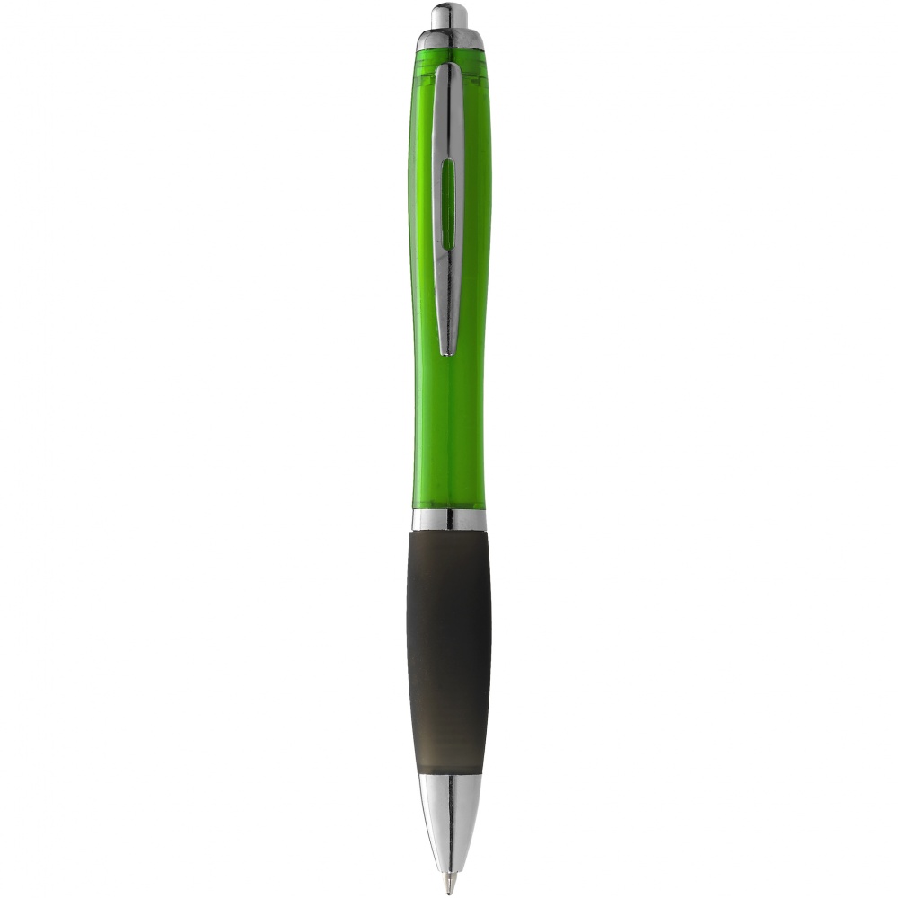 Лого трейд бизнес-подарки фото: The Nash Pen lime - blue ink