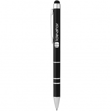 Логотрейд pекламные подарки картинка: Шариковая ручка-стилус Charleston, черный