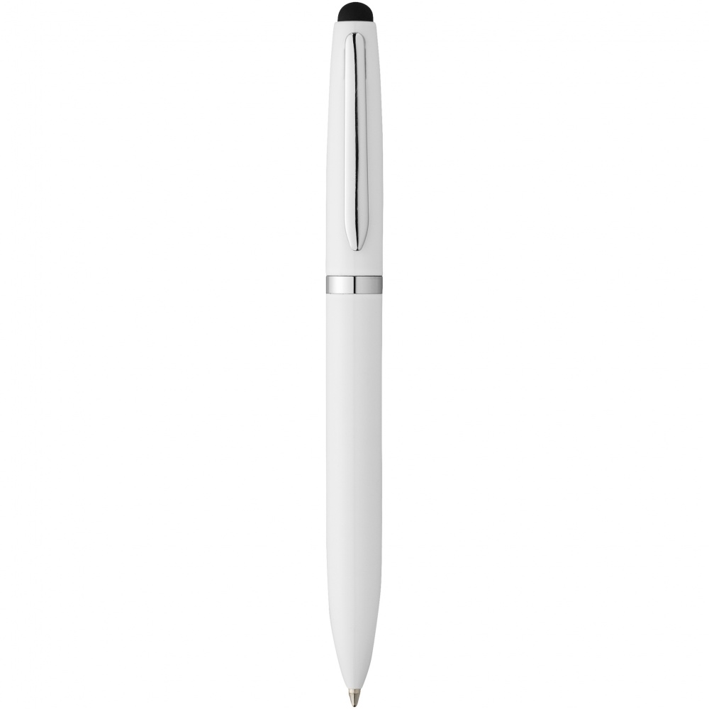 Лого трейд pекламные cувениры фото: Шариковая ручка-стилус Brayden, белый