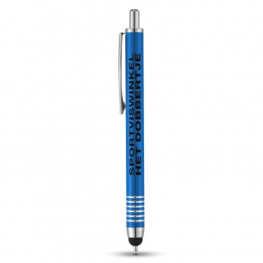 Логотрейд pекламные продукты картинка: Шариковая ручка-стилус Zoe, синий