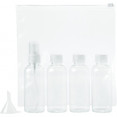 Лого трейд pекламные cувениры фото: Одобренный дорожный набор бутылок для полетов, белый
