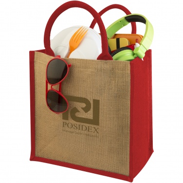 Лого трейд pекламные продукты фото: Джутовая подарочная сумка Chennai