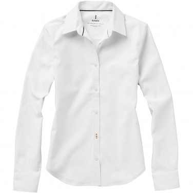 Лого трейд pекламные подарки фото: Женская рубашка с короткими рукавами Vaillant, белый
