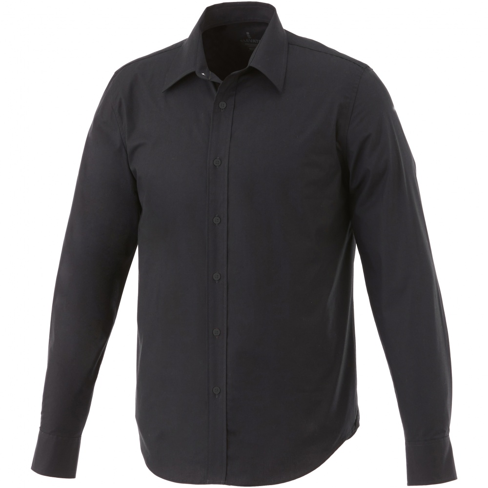 Логотрейд бизнес-подарки картинка: Hamell shirt, черный, XS