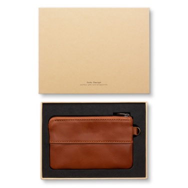Логотрейд бизнес-подарки картинка: Кожанный кошелёк, коричневый