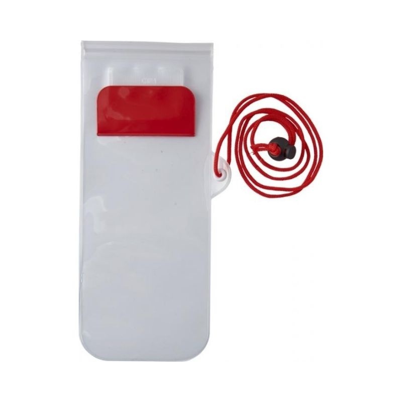 Лого трейд pекламные cувениры фото: Mambo водонепроницаемый чехол, красный