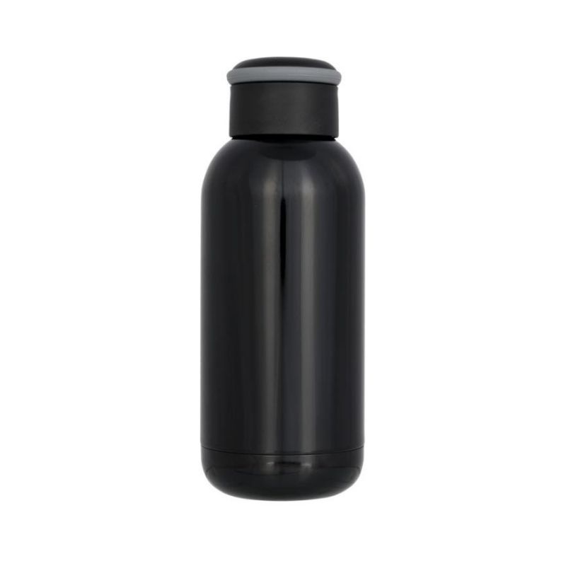 Логотрейд pекламные cувениры картинка: Copa мини-медная вакуумная изолированная бутылка, чёрная