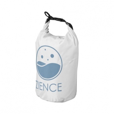 Логотрейд pекламные cувениры картинка: Походный 10-литровый водонепроницаемый мешок, белый