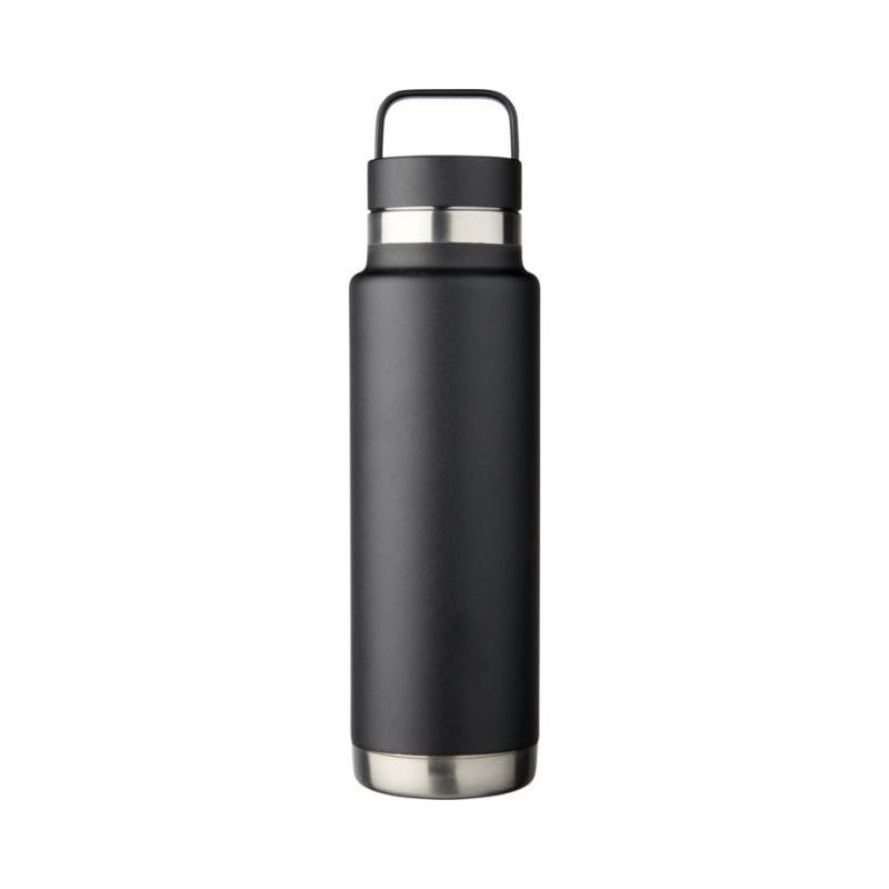 Лого трейд pекламные продукты фото: Медная спортивная бутылка с вакуумной изоляцией Colton, черный