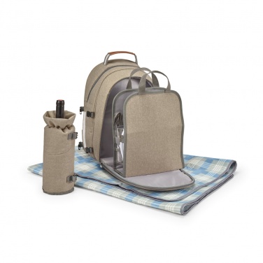 Лого трейд pекламные подарки фото: VILLA. Термический рюкзак для пикника, коричневый