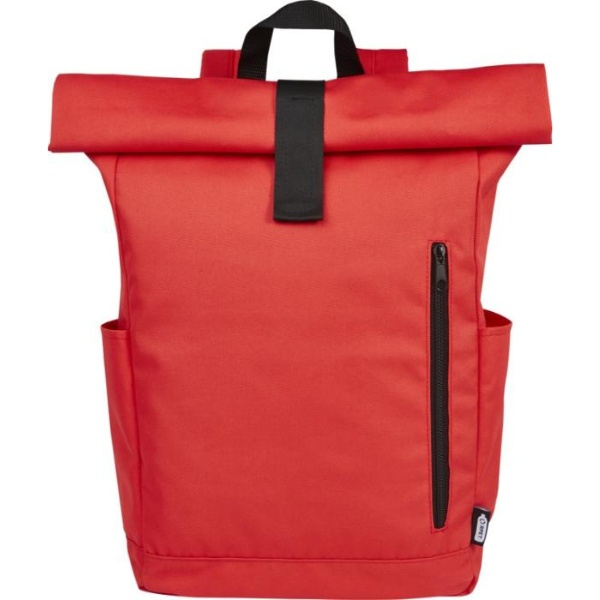 Логотрейд бизнес-подарки картинка: Рюкзак Byron 15,6" GRS RPET 18 л, красный