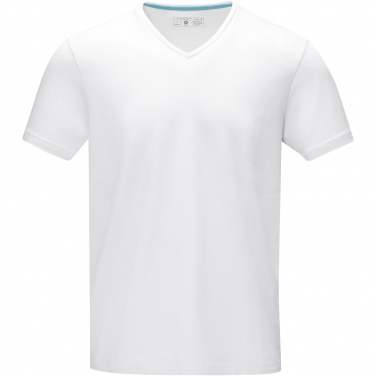 Логотрейд бизнес-подарки картинка: Kawartha short sleeve men's organic V-neck t-shirt