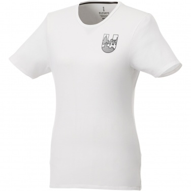 Логотрейд pекламные подарки картинка: Balfour short sleeve women's organic t-shirt