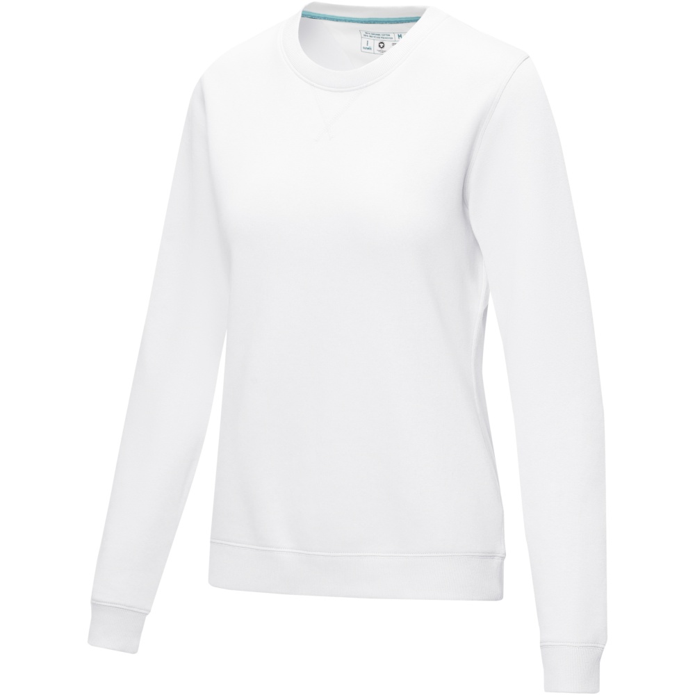 Логотрейд pекламные cувениры картинка: Jasper women’s organic recycled crewneck sweater