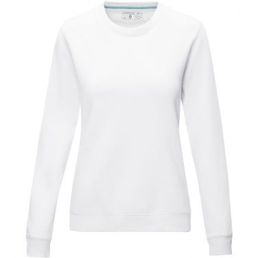 Лого трейд pекламные cувениры фото: Jasper women’s organic recycled crewneck sweater