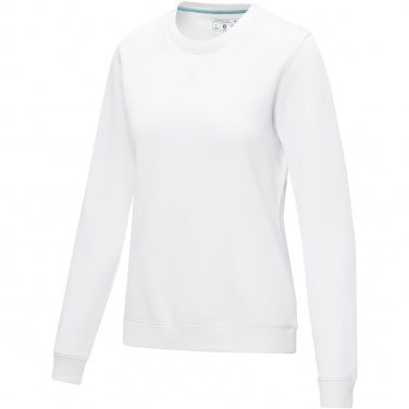 Лого трейд pекламные cувениры фото: Jasper women’s organic recycled crewneck sweater