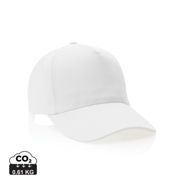 Логотрейд pекламные подарки картинка: Кепка Impact 5panel 280gr из переработанного хлопка с трассером AWARE™