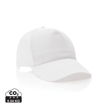 Логотрейд бизнес-подарки картинка: Кепка Impact 5 panel 190gr из переработанного хлопка с трассером AWARE™